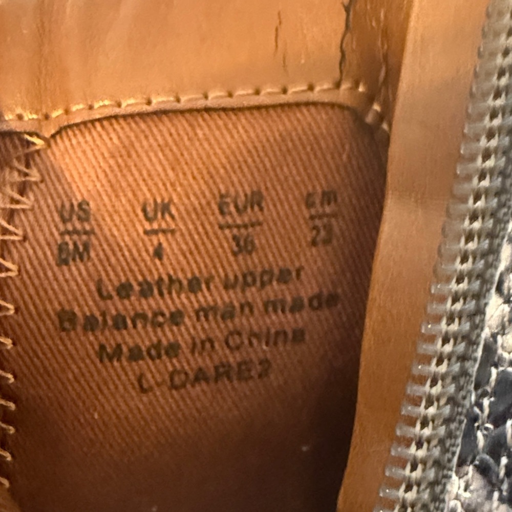 Franco Sarto Python Print Ankle Boots - image 10